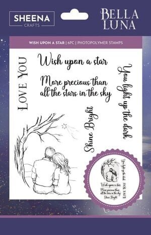 Sheena Bella Luna Clear Stamps Wish Upon a Star (SD-BL-STP-WUAS)