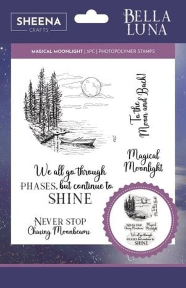 Sheena Bella Luna Clear Stamps Magical Moonlight (SD-BL-STP-MAMO)