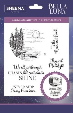 Sheena Bella Luna Clear Stamps Magical Moonlight (SD-BL-STP-MAMO)