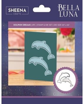 Sheena Bella Luna Stamp & Die Dolphin Dreams (SD-BL-STD-DODR) Sheena Bella Luna Stamp & Die Dolphin Dreams (SD-BL-STD-DODR)