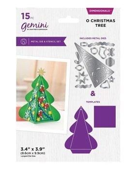 Gemini 3D Boxes Dimensionals Die & Stencil O Christmas Tree (CC-DCE-MD-STEN-OCT) Gemini 3D Boxes Dimensionals Die & Stencil O Christmas Tree (CC-DCE-MD-STEN-OCT)