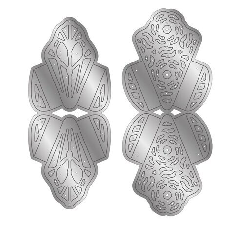 Gemini Kaleidoscope Origami Elements Dies Flourishing Florals (CC-DCE-MD-FLFL)