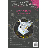 Pink Ink Designs Wings Series Swan Jovi A5 Clear Stamps (PI227)