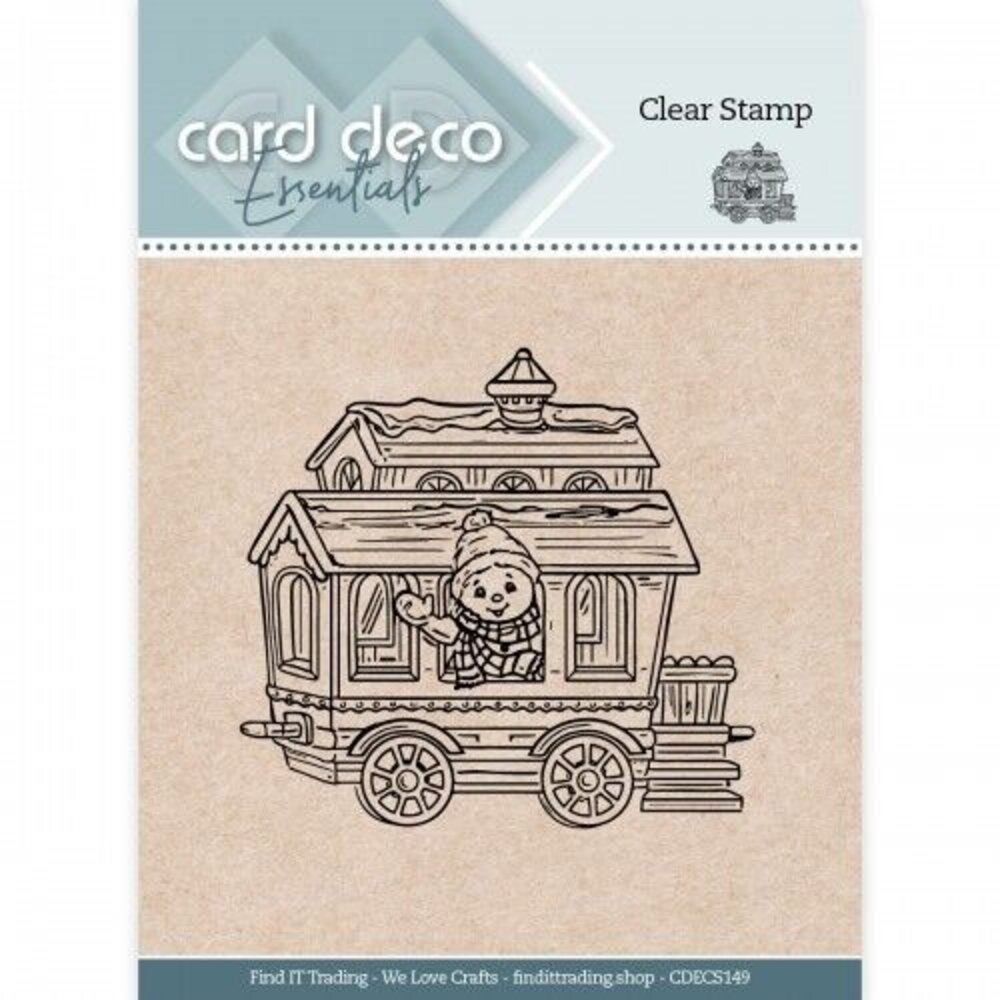 Card Deco Clear Stamp Train Wagon (CDECS149) Card Deco Clear Stamp Train Wagon (CDECS149)
