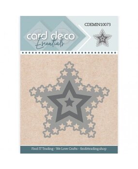 Card Deco Mini Snijmal Stars (CDEMIN10073) Card Deco Mini Snijmal Stars (CDEMIN10073)