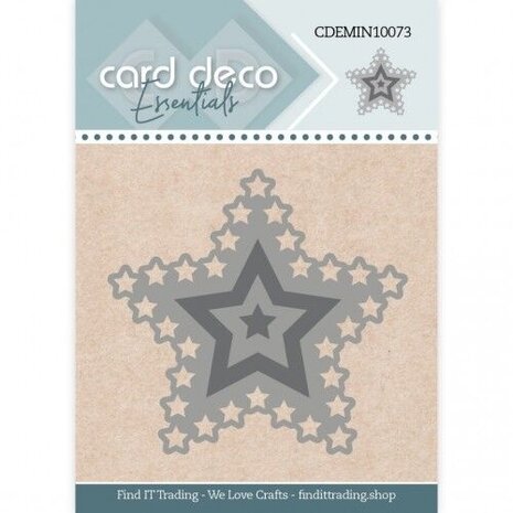 Card Deco Mini Snijmal Stars (CDEMIN10073) Card Deco Mini Snijmal Stars (CDEMIN10073)