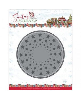 Yvonne Creations Santa's Journey Santa's Circle Die (YCD10330) Yvonne Creations Santa's Journey Santa's Circle Die (YCD10330)