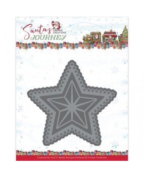 Yvonne Creations Santa's Journey Santa's Big Star Die (YCD10331) Yvonne Creations Santa's Journey Santa's Big Star Die (YCD10331)