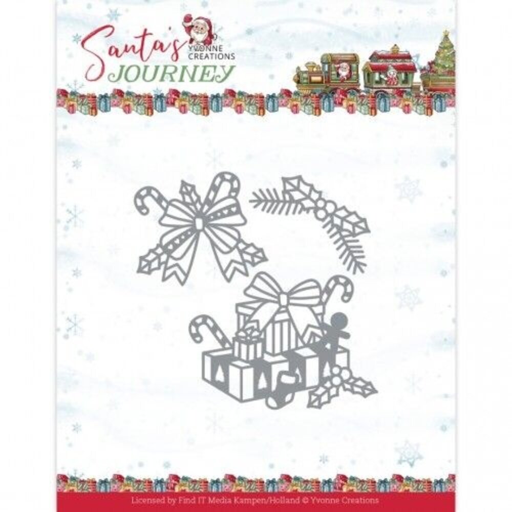 Yvonne Creations Santa's Journey Santa's Presents Die (YCD10333)