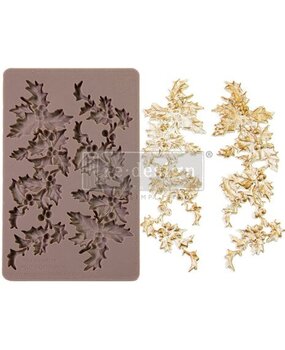 Re-Design Holly Jolly Holidays 5x8 Inch Decor Mould (667177) Re-Design Holly Jolly Holidays 5x8 Inch Decor Mould (667177)