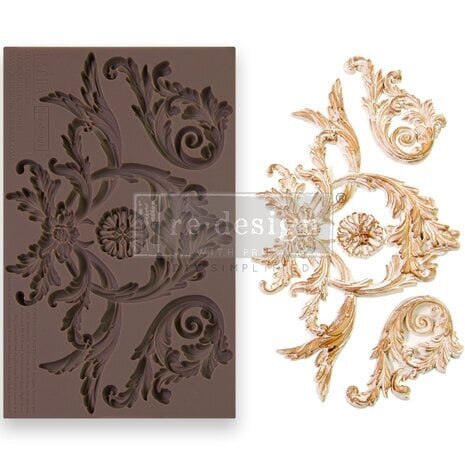 Re-Design Majestic Flourish 5x8 Inch Decor Mould (667238)