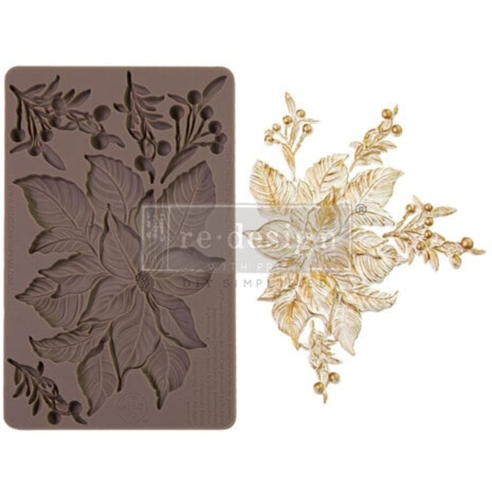 Re-Design Crimson Blooms 5x8 Inch Decor Mould (667733) Re-Design Crimson Blooms 5x8 Inch Decor Mould (667733)