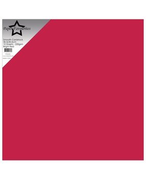 Paper Favourites Bright Red 12x12 Inch Smooth Cardstock (PFSS505) Paper Favourites Bright Red 12x12 Inch Smooth Cardstock (PFSS505)