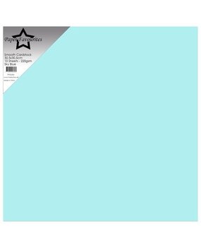 Paper Favourites Sky Blue 12x12 Inch Smooth Cardstock (PFSS506) Paper Favourites Sky Blue 12x12 Inch Smooth Cardstock (PFSS506)