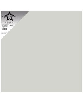 Paper Favourites Fog Grey 12x12 Inch Smooth Cardstock (PFSS515) Paper Favourites Fog Grey 12x12 Inch Smooth Cardstock (PFSS515)