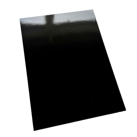 Paper Favourites Black A4 Mirror Card Glossy 250gsm (PFSS101)