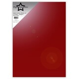 Paper Favourites Ruby Red A4 Mirror Card Glossy 250gsm (PFSS106)