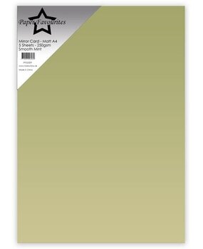 Paper Favourites Smooth Mint A4 Mirror Card Matte 250gsm (PFSS009)*