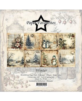Paper Favourites Winter 12x12 Inch Paper Pack (PF468)