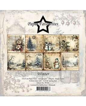 Paper Favourites Winter 6x6 Inch Paper Pack (PF268)