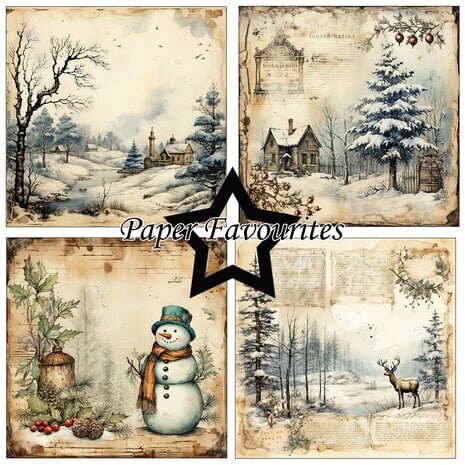 Paper Favourites Winter 6x6 Inch Paper Pack (PF268)