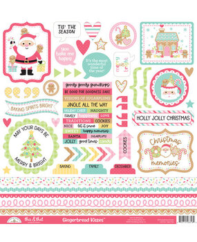 Doodlebug Design Inc. Gingerbread Kisses This & That Stickers (8318) Doodlebug Design Inc. Gingerbread Kisses This & That Stickers (8318)