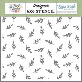 Echo Park Fairy Garden Greenery Stencil (FG338036)*