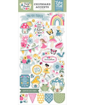 Echo Park Fairy Garden 6x13 Inch Chipboard Accents (FG338021)