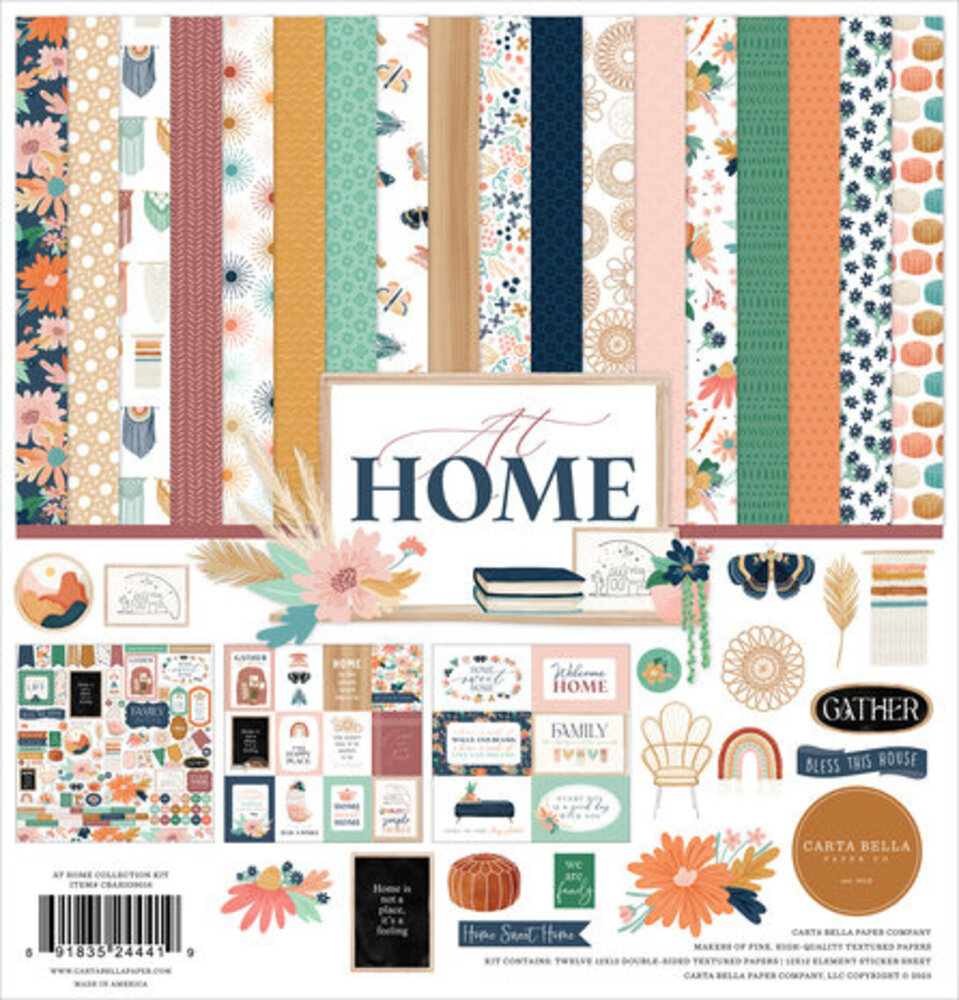 Carta Bella At Home 12x12 Inch Collection Kit (CBAH339016) Carta Bella At Home 12x12 Inch Collection Kit (CBAH339016)
