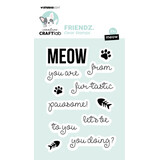 Creative Craftlab Friendz Clear Stamp Meow (CCL-FR-STAMP562)