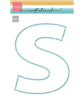 Marianne Design Craft Stencil A5 S-Letter (PS8147) Marianne Design Craft Stencil A5 S-Letter (PS8147)