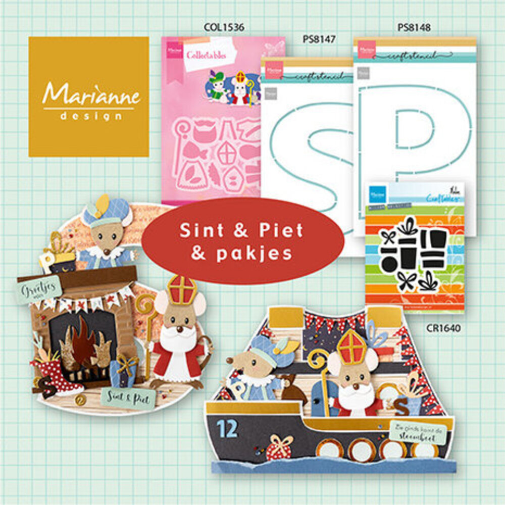 Marianne Design Craft Stencil A5 S-Letter (PS8147) Marianne Design Craft Stencil A5 S-Letter (PS8147)