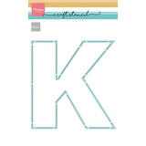 Marianne Design Craft Stencil A5 K-Letter (PS8149)*