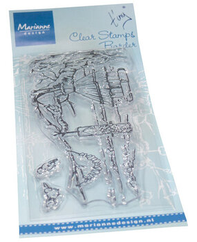 Marianne Design Tiny's Border Clear Stamps Bird Feeding (TC0920)*