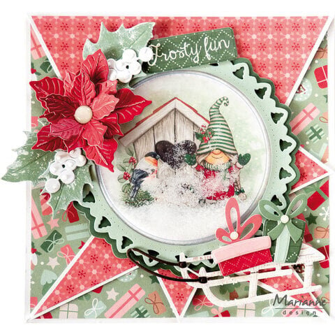 Marianne Design Creatables Jolly Christmas Doily (LR0837) Marianne Design Creatables Jolly Christmas Doily (LR0837)