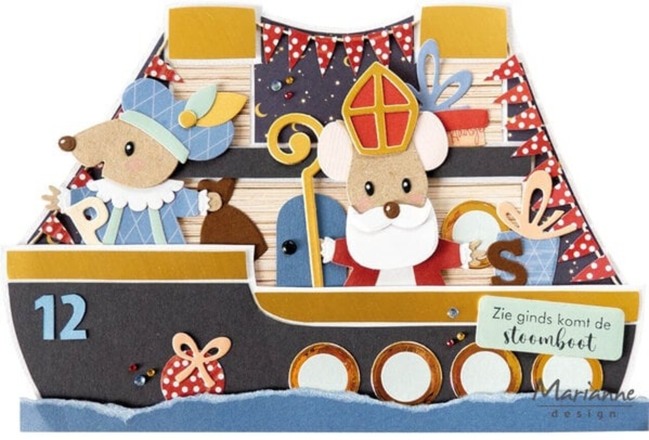 Marianne Design Collectables Sint & Piet Accessories (COL1536) Marianne Design Collectables Sint & Piet Accessories (COL1536)