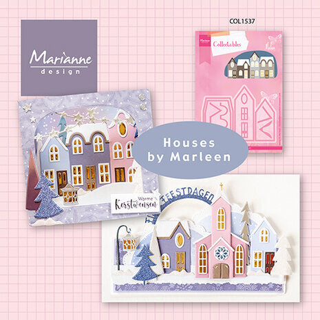 Marianne Design Collectables Houses by Marleen (COL1537) Marianne Design Collectables Houses by Marleen (COL1537)
