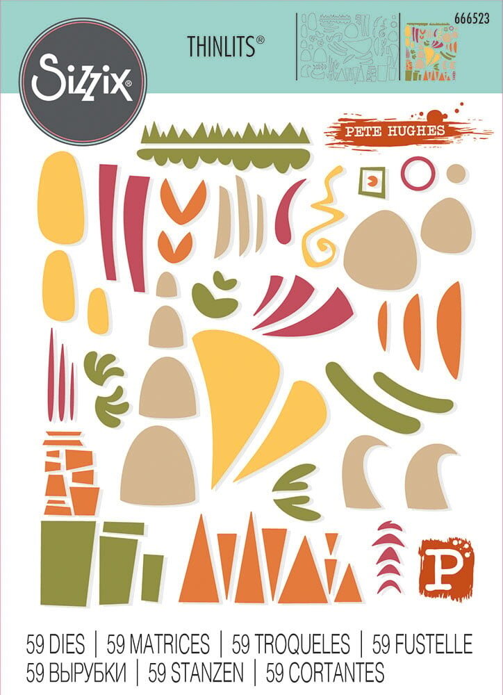 Sizzix Thinlits Die Set Infinite Doodles #1 (666523) Sizzix Thinlits Die Set Infinite Doodles #1 (666523)