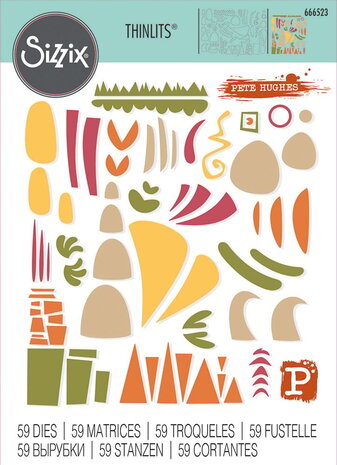 Sizzix Thinlits Die Set Infinite Doodles #1 (666523) Sizzix Thinlits Die Set Infinite Doodles #1 (666523)