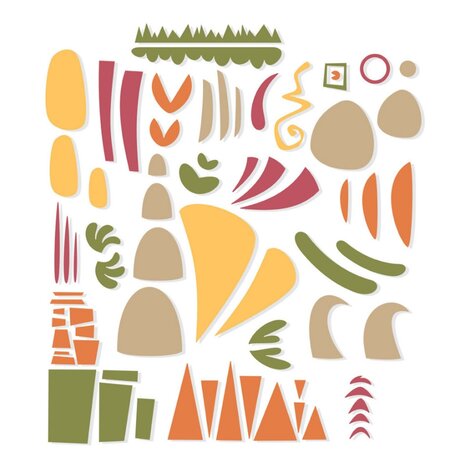 Sizzix Thinlits Die Set Infinite Doodles #1 (666523) Sizzix Thinlits Die Set Infinite Doodles #1 (666523)