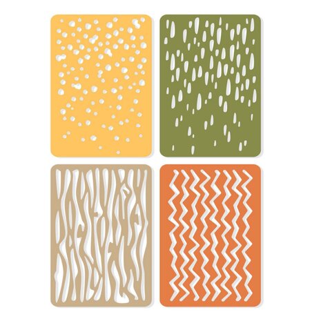 Sizzix Thinlits Die Set Infinite Doodles #2 (666524) Sizzix Thinlits Die Set Infinite Doodles #2 (666524)