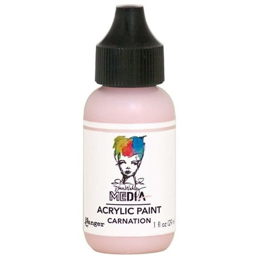 Dina Wakley MEdia Heavy Body Acrylic Paint Carnation (MDQ65593) Dina Wakley MEdia Heavy Body Acrylic Paint Carnation (MDQ65593)