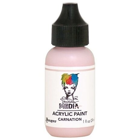 Dina Wakley MEdia Heavy Body Acrylic Paint Carnation (MDQ65593) Dina Wakley MEdia Heavy Body Acrylic Paint Carnation (MDQ65593)