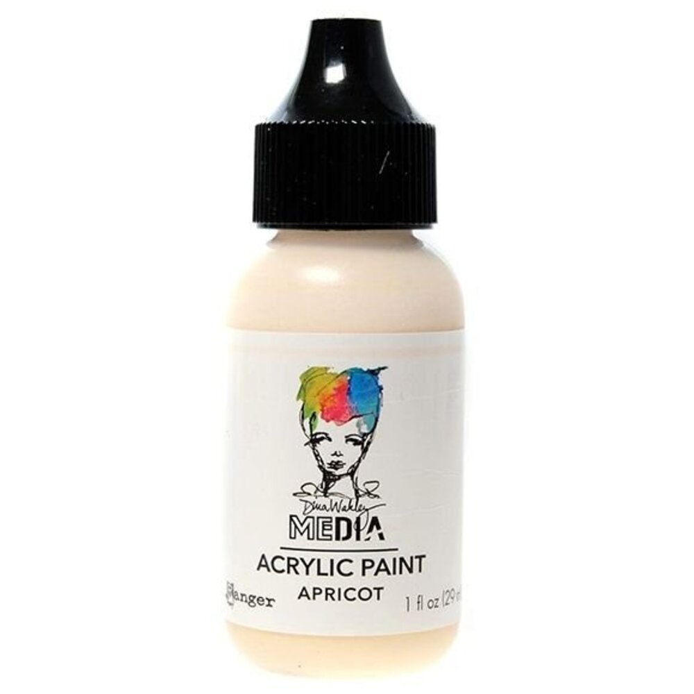 Dina Wakley MEdia Heavy Body Acrylic Paint Apricot (MDQ65586) Dina Wakley MEdia Heavy Body Acrylic Paint Apricot (MDQ65586)