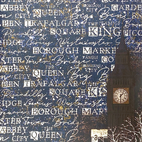 Ciao Bella Papercrafting London's Calling 6x6 Inch Deluxe Paper (CBDS002) Ciao Bella Papercrafting London's Calling 6x6 Inch Deluxe Paper (CBDS002)