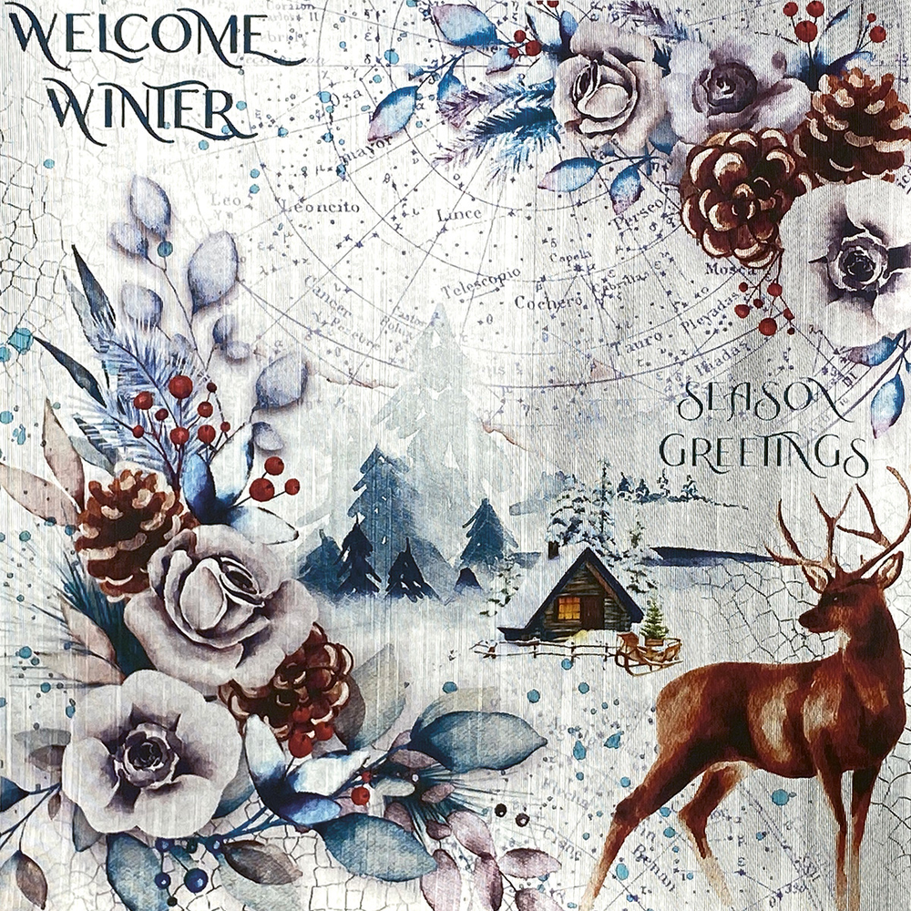 Ciao Bella Papercrafting Winter Journey 6x6 Inch Deluxe Paper (CBDS003)