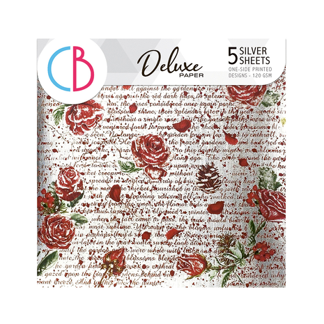 Ciao Bella Papercrafting Frozen Roses 6x6 Inch Deluxe Paper (CBDS004) Ciao Bella Papercrafting Frozen Roses 6x6 Inch Deluxe Paper (CBDS004)