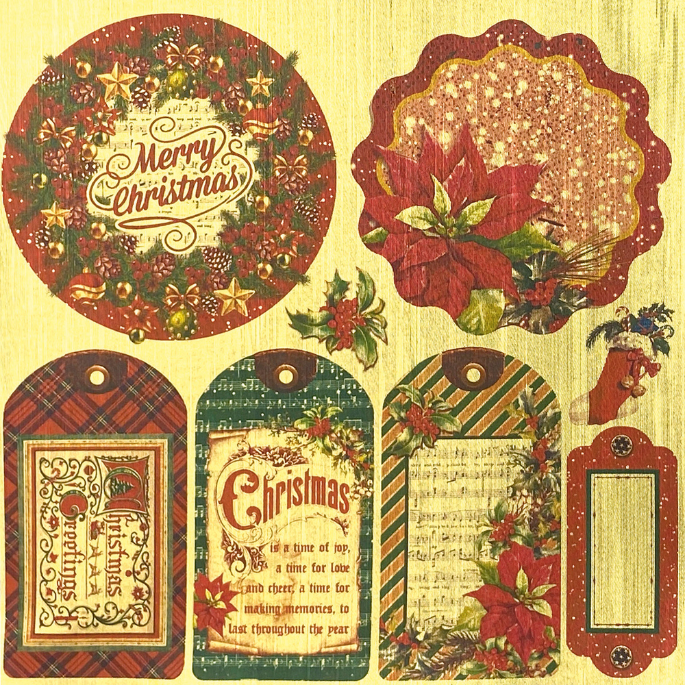 Ciao Bella Papercrafting Christmas Vibes 6x6 Inch Deluxe Paper (CBDS006) Ciao Bella Papercrafting Christmas Vibes 6x6 Inch Deluxe Paper (CBDS006)