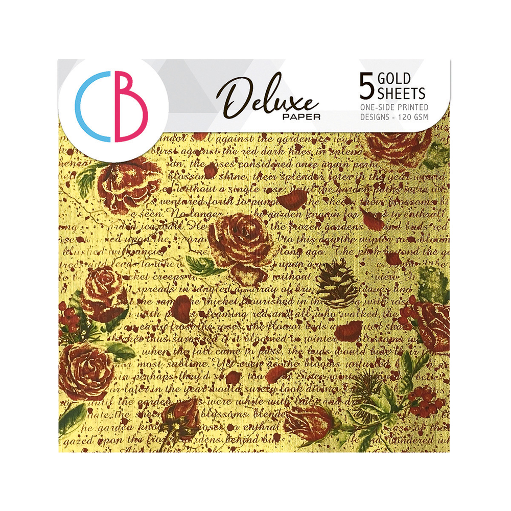 Ciao Bella Papercrafting Frozen Roses 6x6 Inch Deluxe Paper (CBDS007) Ciao Bella Papercrafting Frozen Roses 6x6 Inch Deluxe Paper (CBDS007)