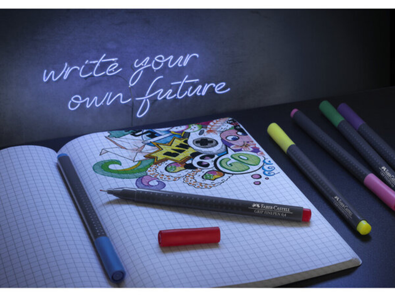 Faber Castell Fineliner 0,4mm Pastel + Neon (30pcs) (FC-151630) Faber Castell Fineliner 0,4mm Pastel + Neon (30pcs) (FC-151630)